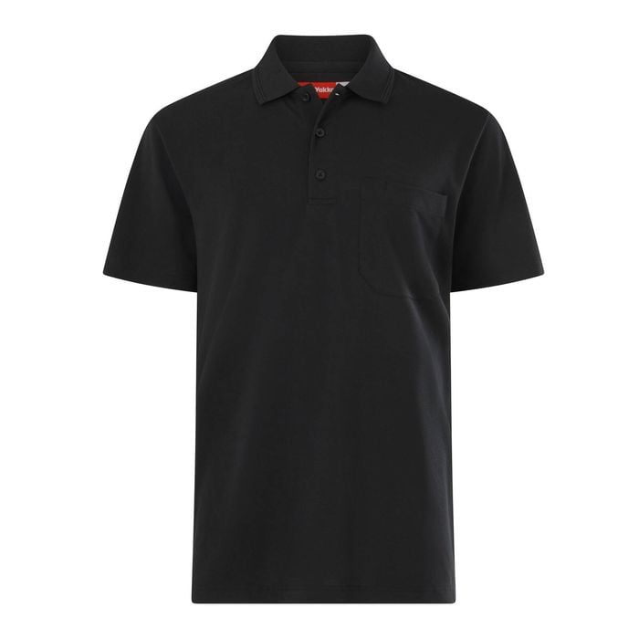 Hard Yakka Size XL Black Men's Short Sleeve Polo
