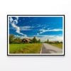 Road with Grass & Trees, Sky  Print 100% Australian Made 120x90cm  (Poster)