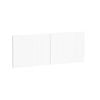 Kaboodle 950mm Macaroon V-Groove Overhead Doors - 2 Pack