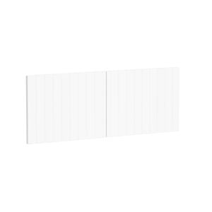 Kaboodle 950mm Macaroon V-Groove Overhead Doors - 2 Pack