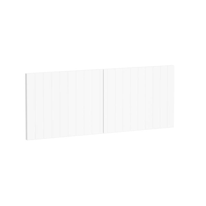 Kaboodle 950mm Macaroon V-Groove Overhead Doors - 2 Pack
