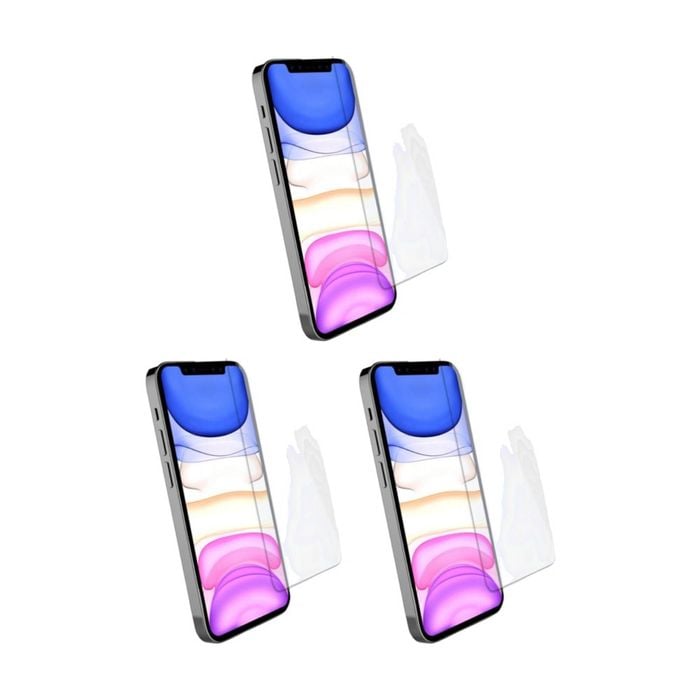 3x 10pc Goobay Ultra Thin Glass Screen Protector for iPhone 16 Pro - Clear