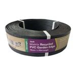 Jack Matrix 75mm x 10m Charcoal Recycled PVC Garden Edging