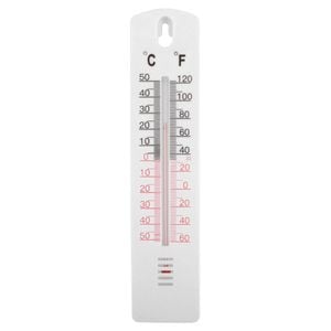 Ashley Plastic Indoor Thermometer - White