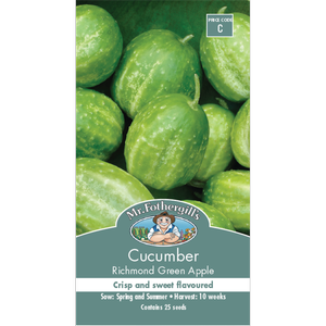 Mr Fothergill's Richmond Green Apple Cucumber Vegetable Seeds