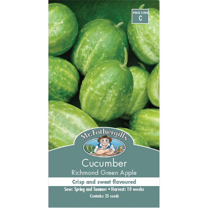 Mr Fothergill's Richmond Green Apple Cucumber Vegetable Seeds