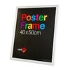 Unigift Wooden/Glass Hanging Poster Picture Photo Frame 40x50cm White