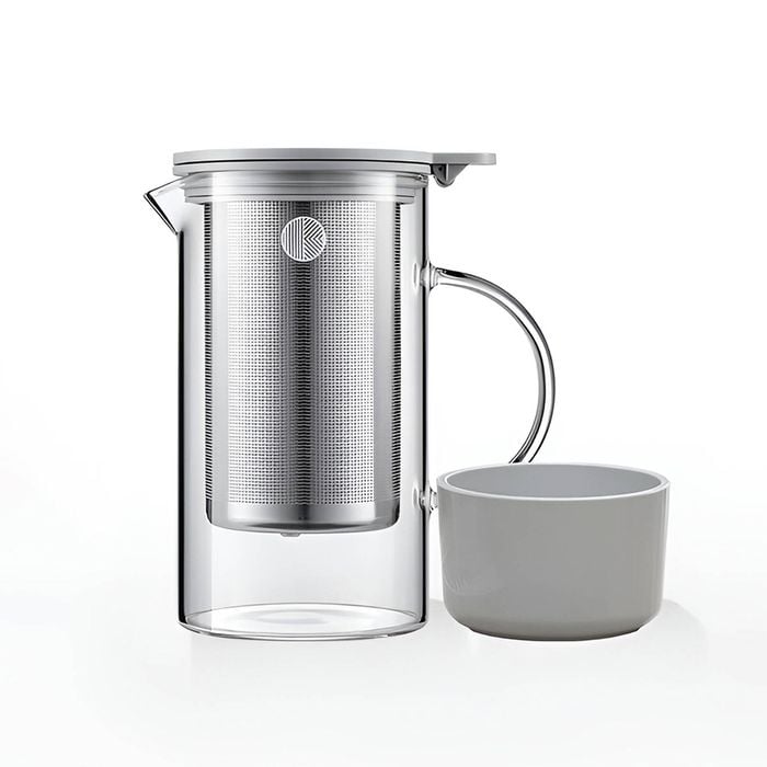 Buydeem Tea Pot Glass With Bracket 800ml