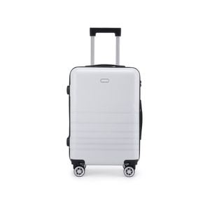 Kate Hill Bloom Luggage Small Wheeled Trolley Hard Suitcase White 53L