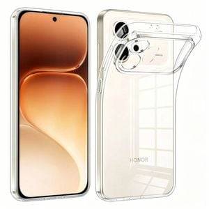 MEZON HONOR 600 5G Slim Clear TPU Gel Back Case Wireless Charging Compatible