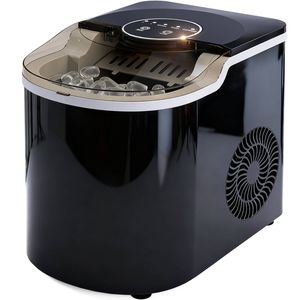YOPOWER Black 10kg Ice Maker Countertop,