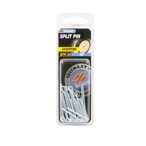 Zenith Assorted Zinc Plated Split Pin - 25 Pack
