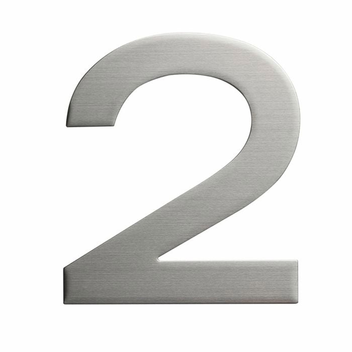 Sandleford 150mm Stainless Steel Plaza House Number 2