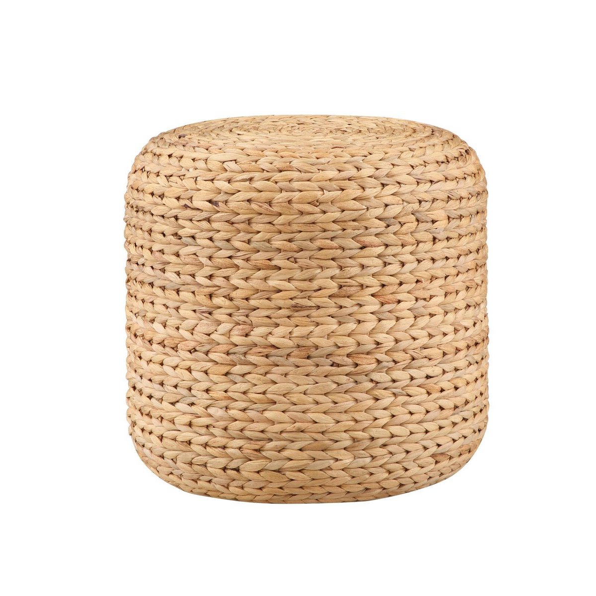 Jameson Ottoman Pouf footrest stool round woven - Bunnings Australia