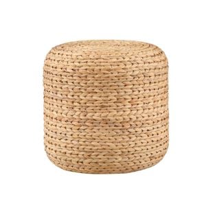 Jameson Ottoman Pouf footrest stool round woven