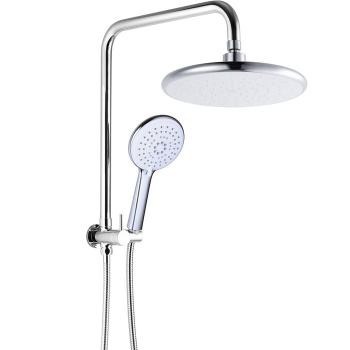 Revolution Showers Chrome Twin Self Cleaning Shower