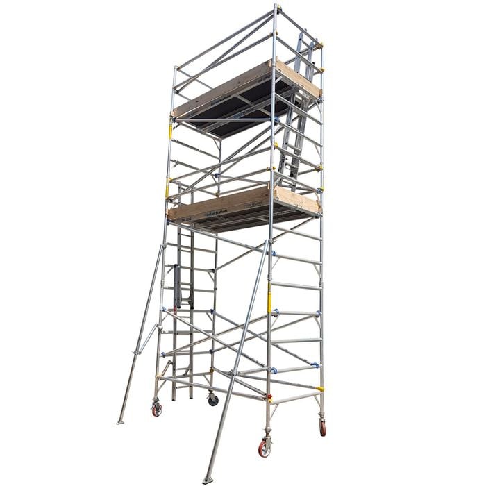 Instant Access 5.5m 225kg Aluminium Double Width Mobile Scaffold Tower