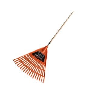 Atlas Trade 18T Plastic Leaf Rake with FSC Handle