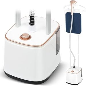 ADVWIN Standing Garment Steamer Handheld Clothes Steamer with 2.7L Tank