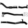 Ignite Exhausts Turbo Back For Toyota Landcruiser 76 Series Wagon 3" Cat & Pipe Only Black Aluminised Steel