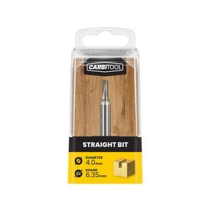 Carbitool 4.00mm TCT Straight Router Bit