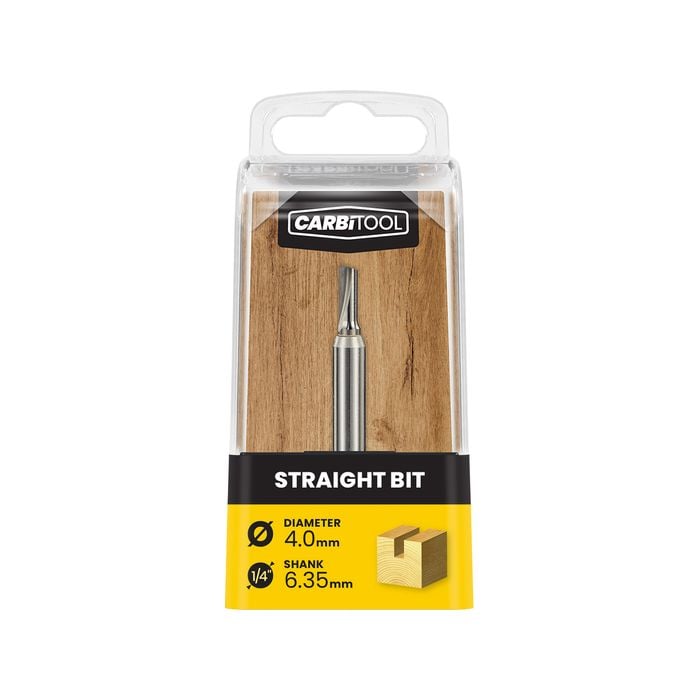 Carbitool 4.00mm TCT Straight Router Bit