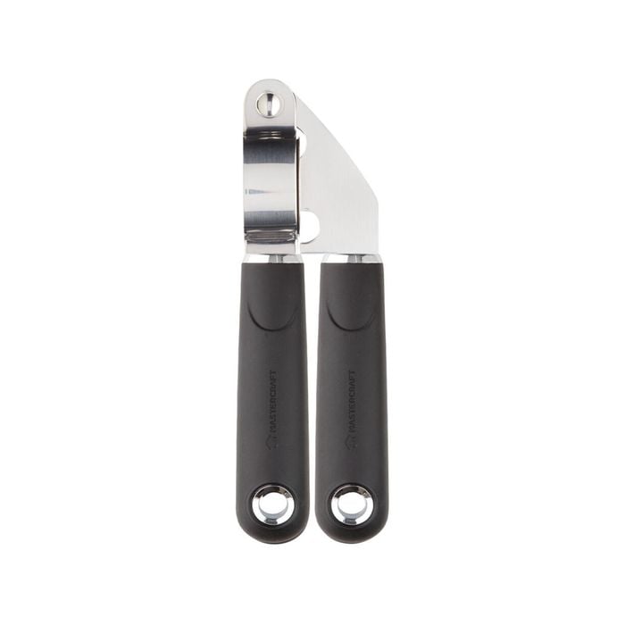 MasterCraft Soft-Grip Stainless Steel Garlic Press