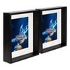 Nicola Spring 8" X 10" Black 3d Deep Box Photo Frames - 5" X 7" Mount - Pack Of 5