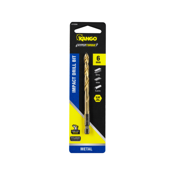 Kango 6mm Hypertorque Impact HSS Drill Bit