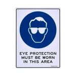 Sandleford 300 x 225mm Eye Protection Must Be Worn Plastic Sign