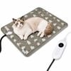 Advwin Pet Heating Pad Adjustable Temperature Waterproof Heated Mat with Chew Resistant Cord