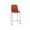 Olg Vista Rise Bar Stool Rust Shell Upholstered Seat And Back