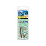 Zenith 1/4" x 50mm Stainless Steel Round Head Bolt And Nut - 2 Pack