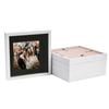Nicola Spring 10" X 10" White 3d Box Photo Frames - 6" X 6" Mount - Pack Of 5
