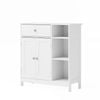 Advwin Sideboard Buffet Cabinet 3-Tier Kitchen Storage Cupboard Bathroom Cabinet Hallway Table
