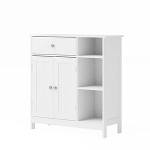 Advwin Sideboard Buffet Cabinet 3-Tier Kitchen Storage Cupboard Bathroom Cabinet Hallway Table