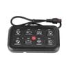 Hulk Pro Professional Series Smart 8-Way Switch Panel 12-24V Black