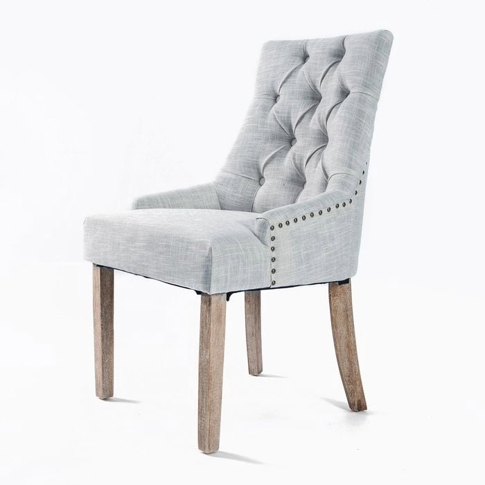 La Bella Grey Amour French Provincial Dining Chair