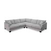 Orio 4 Seater Corner Sofa Lounge Set Light Grey
