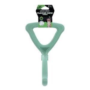 Paws & Claws 22.5 x 14 x 14cm Assorted Flavour Chew TPR Tugger Dog Toy