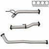 Ignite Exhausts Toyota 2026 Hilux 2.8L GUN Series 3" DPF-Back Exhaust With Pipe Only Diff Dump