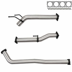 Ignite Exhausts Toyota 2026 Hilux 2.8L GUN Series 3" DPF-Back Exhaust With Pipe Only Diff Dump