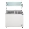 Polar G Series Display Chest Freezer 200ltr With Glass Surround - Fl991-a