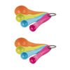 2x Appetito Measuring Spoons For Bakeware And Cookware Multicoloured