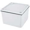 DETA 108 x 108 x 76mm Grey PVC Conduit Adaptable Box - Single Pack