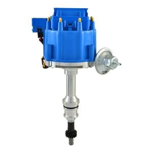 Hei Distributor Ford Small Block Windsor 351w, 65k Volt Coil - Blue Cap