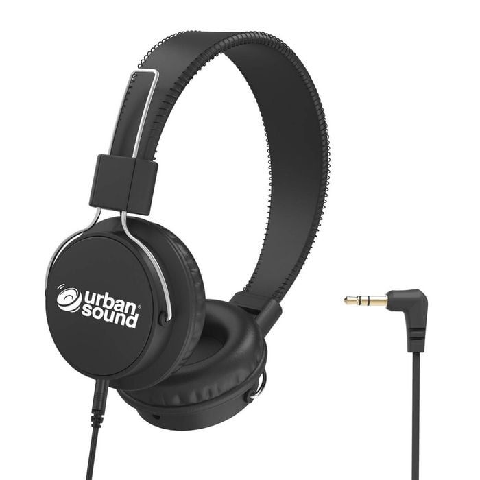 Verbatim Urban Sound Kids Headphones, Volume Limiting For Ear Protection. Lightweight 1.2m, Gold Plated 3.5mm Jack