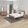 5 Pieces Queen Size Bedroom Suite Oak Colour