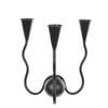 Amalfi Henrik Candle Holder Black 24x24x24cm