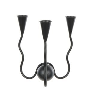 Amalfi Henrik Candle Holder Black 24x24x24cm